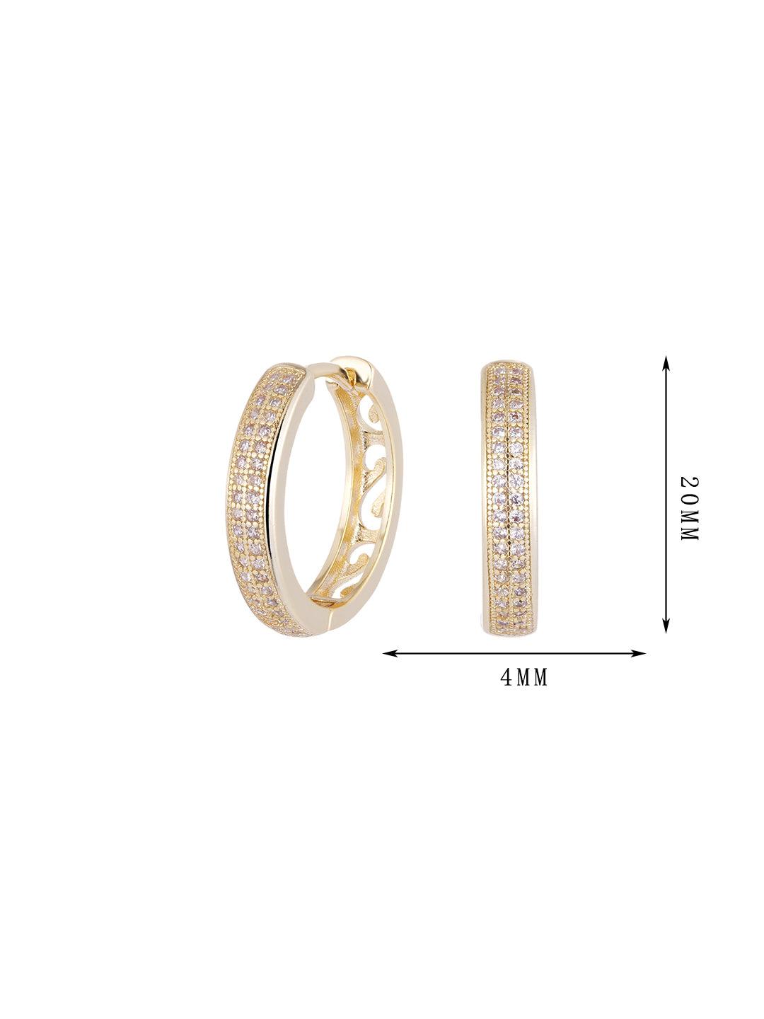 The second set of hoop-set single-row and multi-row diamond earrings - Lyra