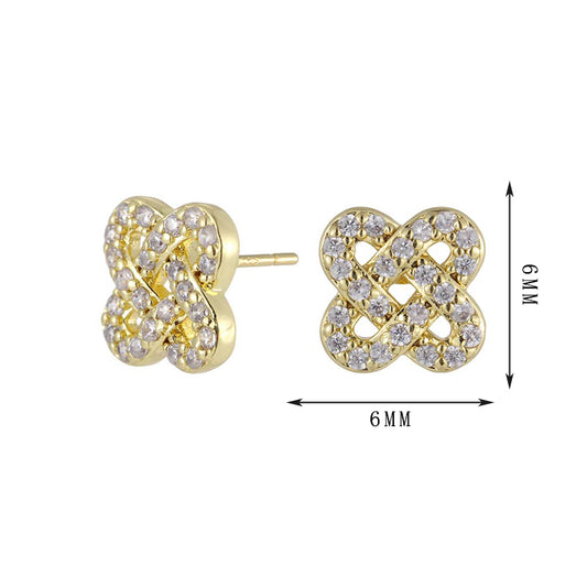 Love knot earrings, infinity symbol earrings, unique meaning, suitable as gifts - Lyra
