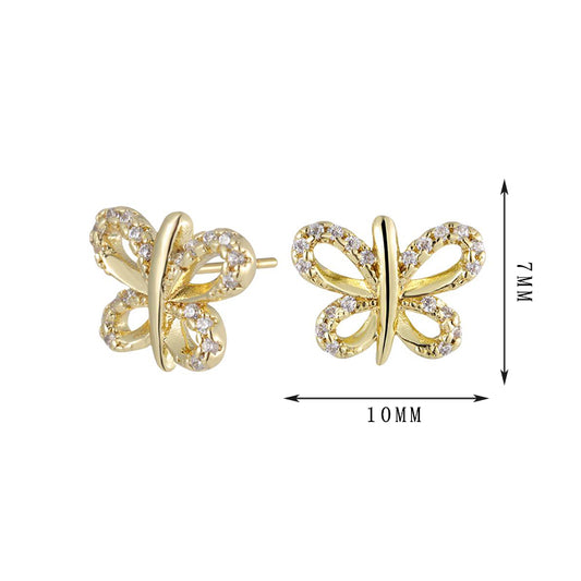 Butterfly earrings, exquisite style suitable for women - Lyra