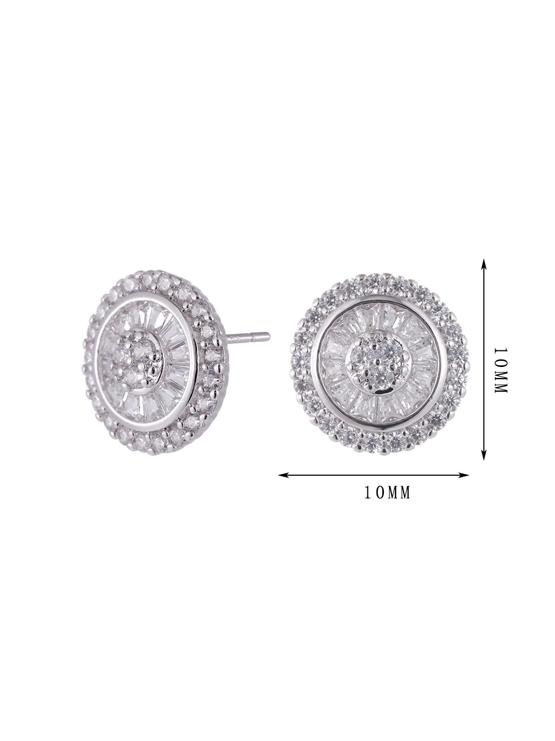 Three sizes of round shield-shaped earrings, a niche and unique style - Lyra
