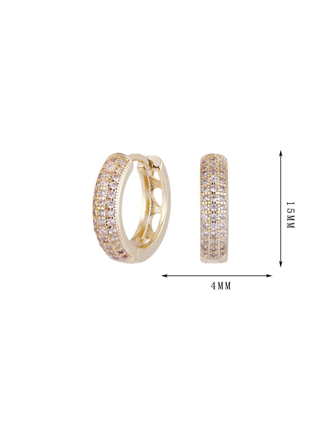 The second set of hoop-set single-row and multi-row diamond earrings - Lyra