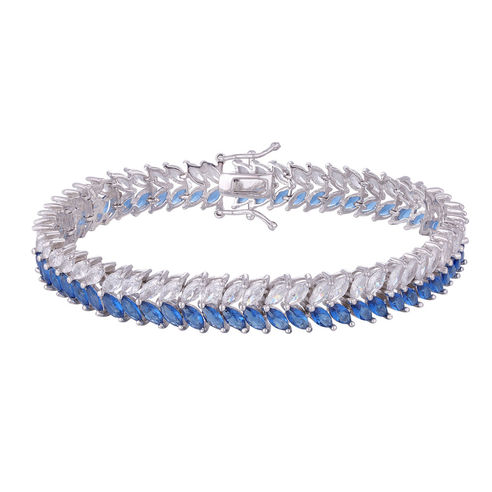 The bracelet is made of three layers of copper plated with gold, garland braid design, purchased wholesale, and is hypoallergenic. - Lyra