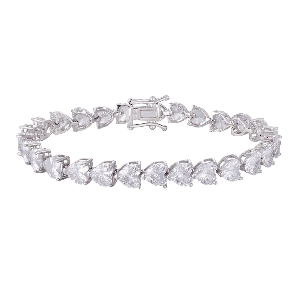 Wholesale 18K gold zircon bracelet, gold and silver, original design, versatile, women's gift - Lyra