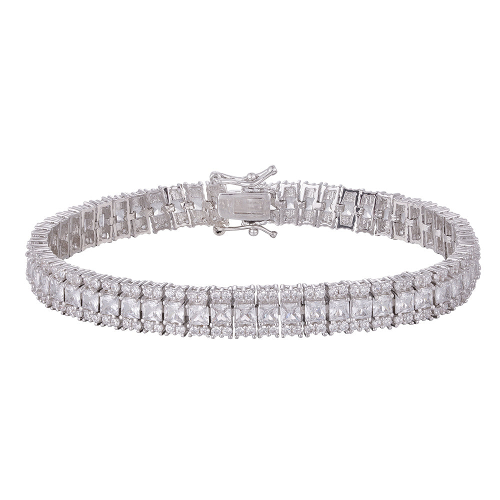 Wholesale 18K gold zircon bracelet, five colors, buckle design unique all-match style, women's gift - Lyra
