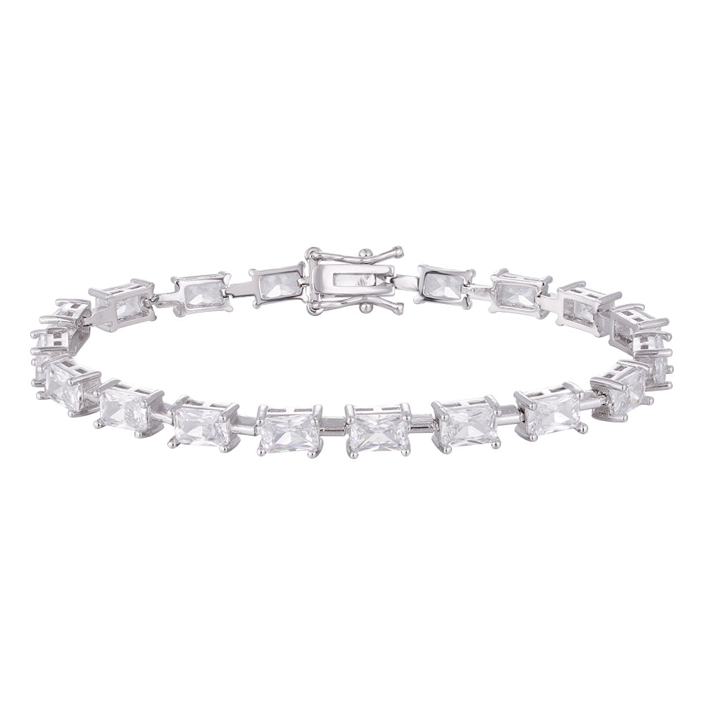 Wholesale 18K gold zircon bracelet, four-leaf clover style, buckle design unique all-match style, women's gift - Lyra
