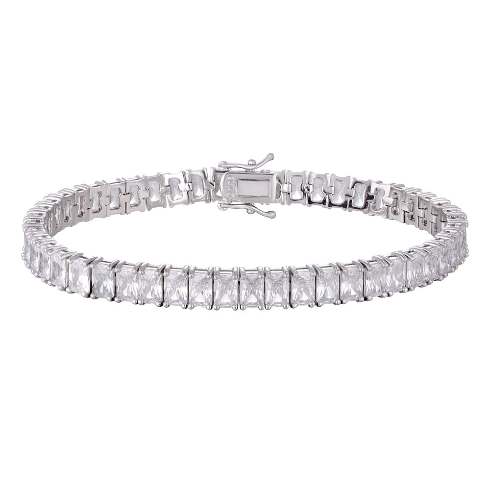 Wholesale copper plated 14k gold three-layer bracelet, zircon bracelet, women's gift - Lyra