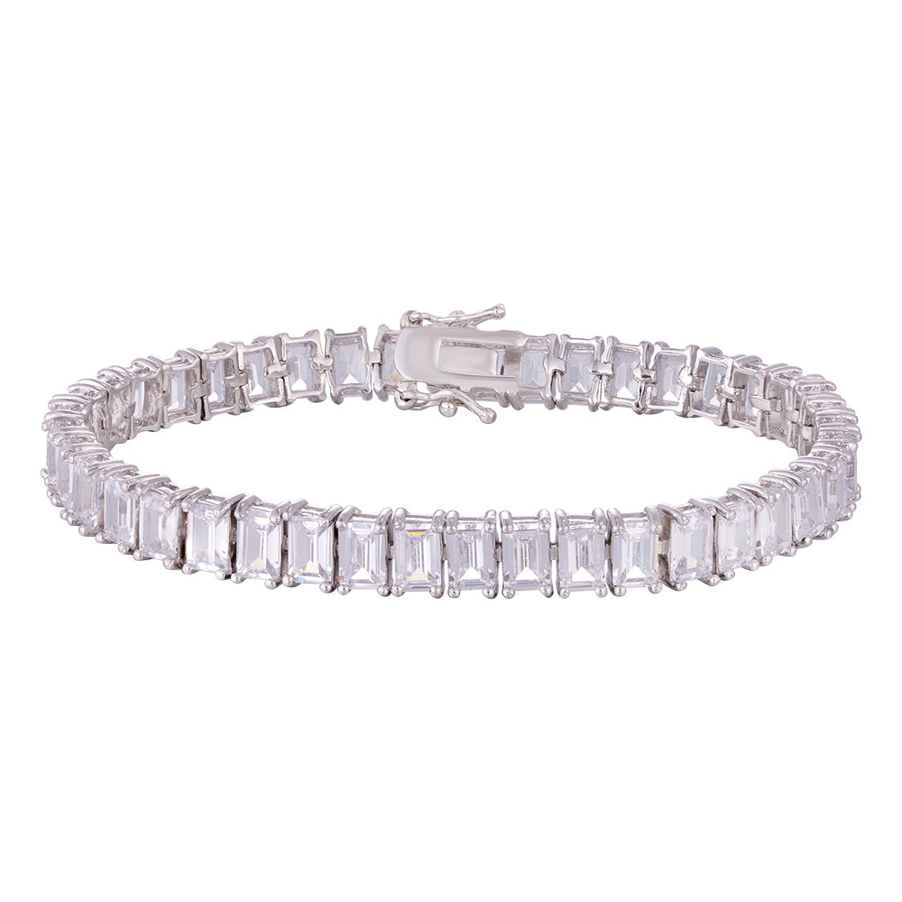Wholesale copper plated 14k gold lobster clasp bracelet, zircon bracelet, women's gift - Lyra