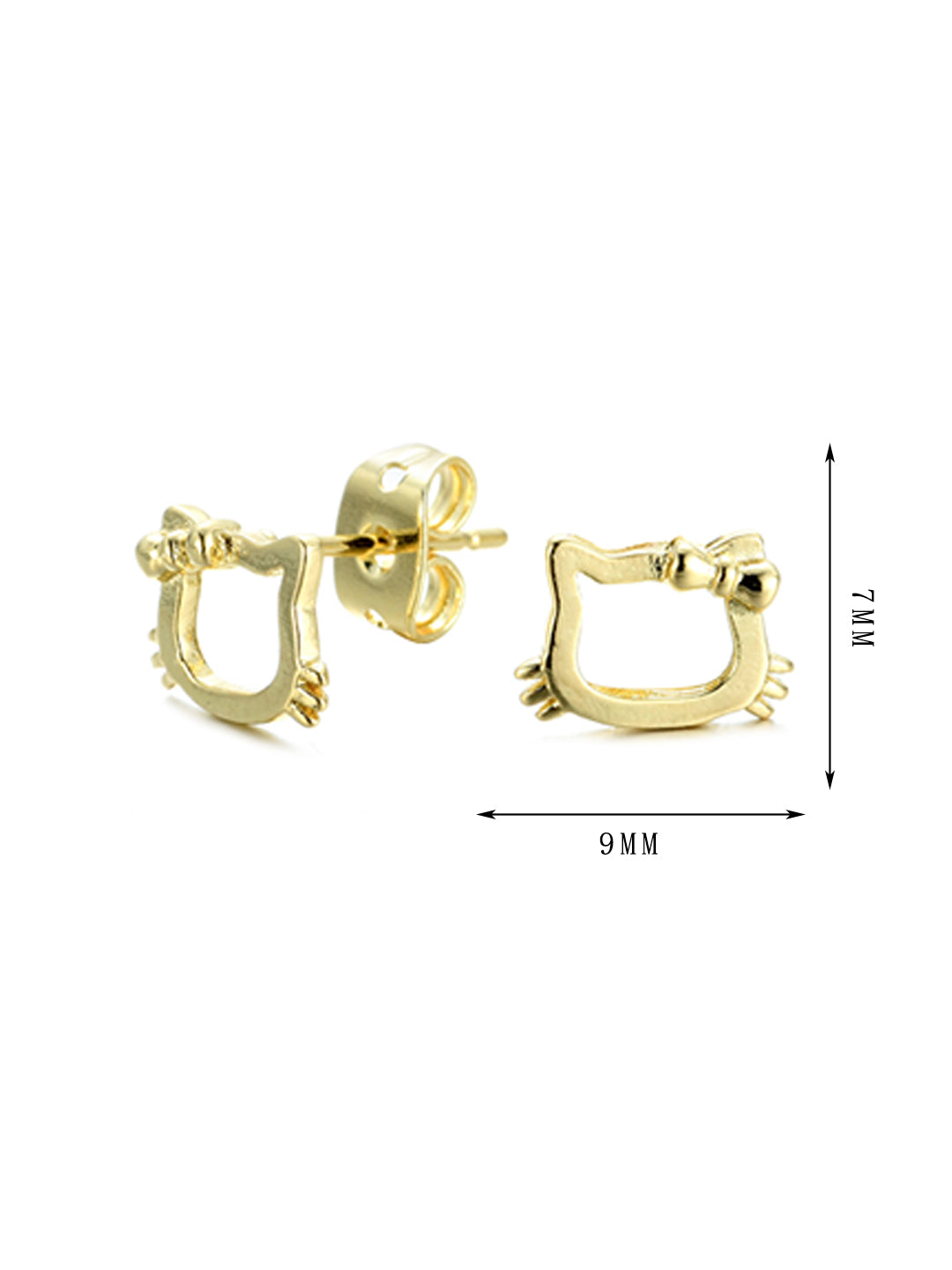 Butterfly, star, cat shape, sparkling zircon earrings - Lyra