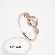 Wholesale copper-plated gold zircon rings that will not lose their luster.